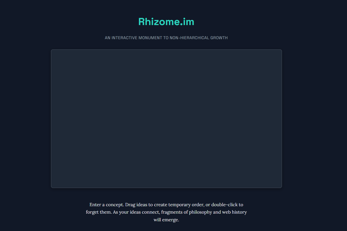 rhizome.im monument