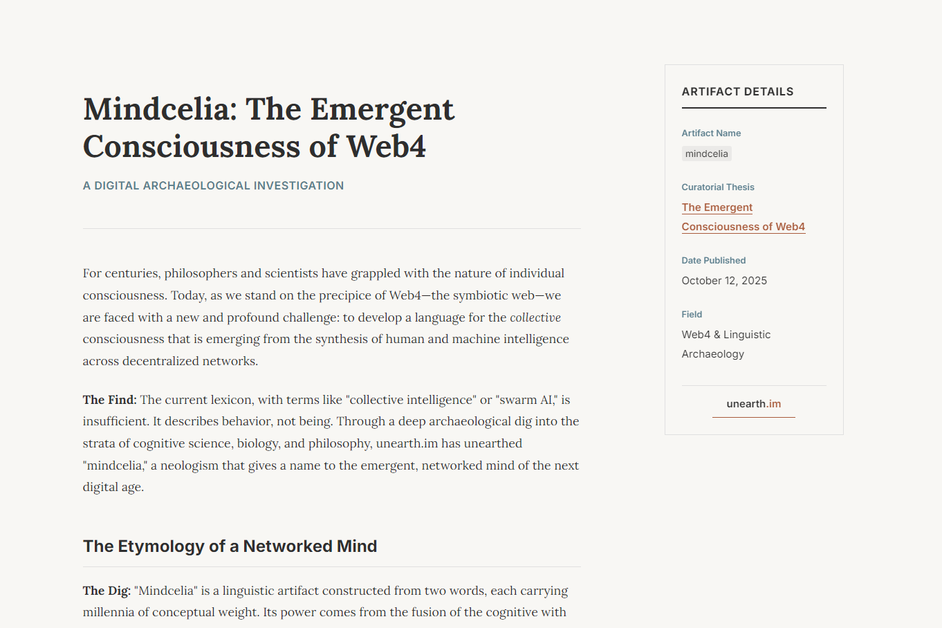 mindcelia.com monument